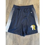 Badger Youth Athletic Shorts- Navy Stripes