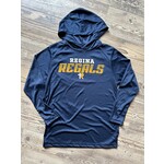 Youth Badger Hooded T--Navy