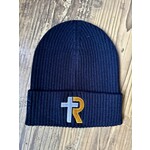 Navy w/ R-cross Stocking Hat