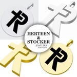 Herteen & Stocker R-Cross Charm/Necklace