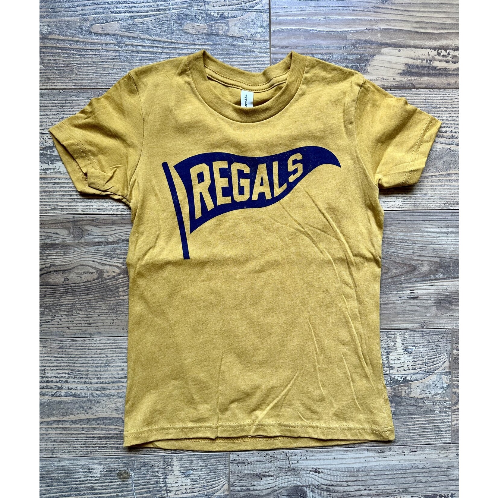 Bella Youth Triblend SS--Mustard Pennant