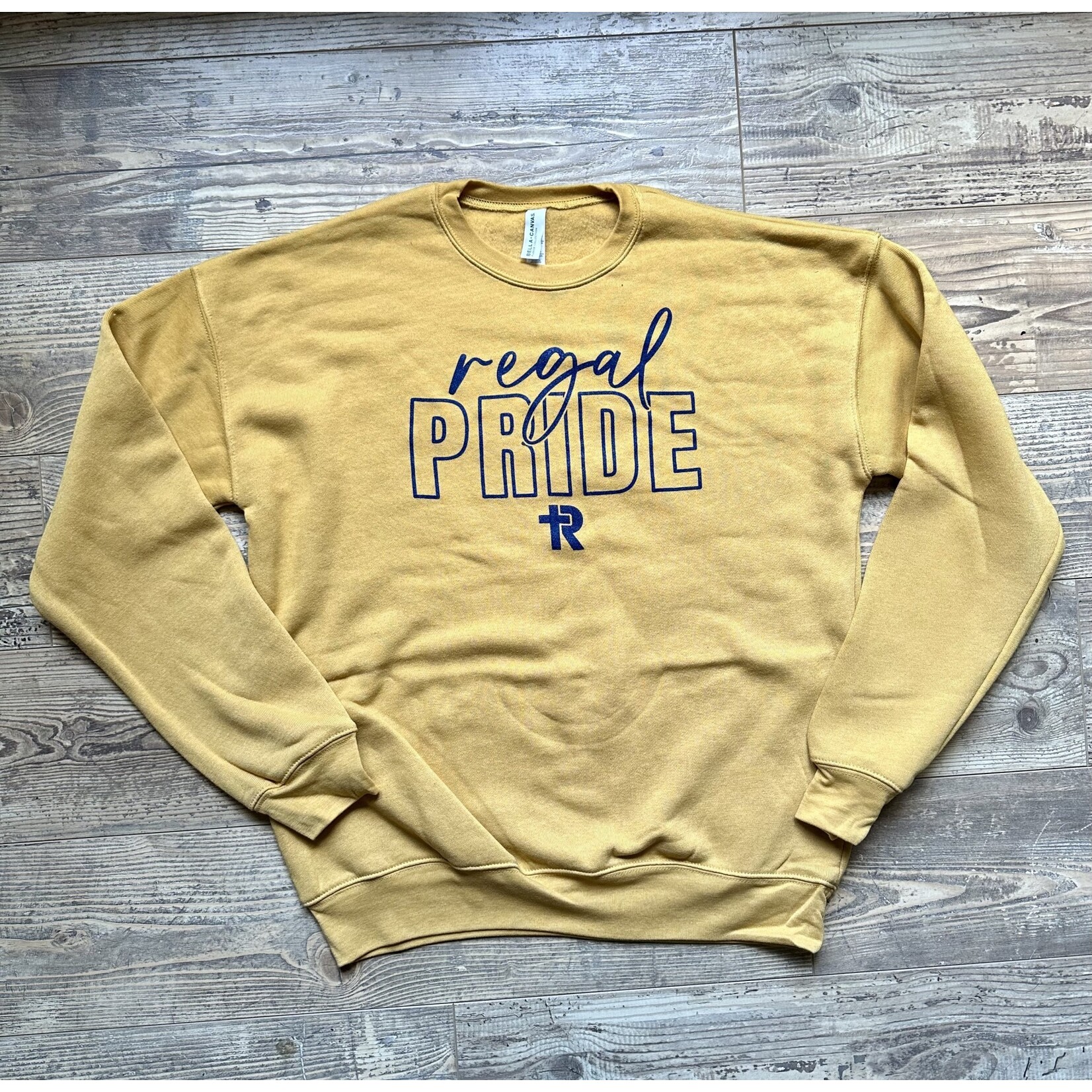 Bella Crewneck Sweatshirt-- Mustard REGAL PRIDE