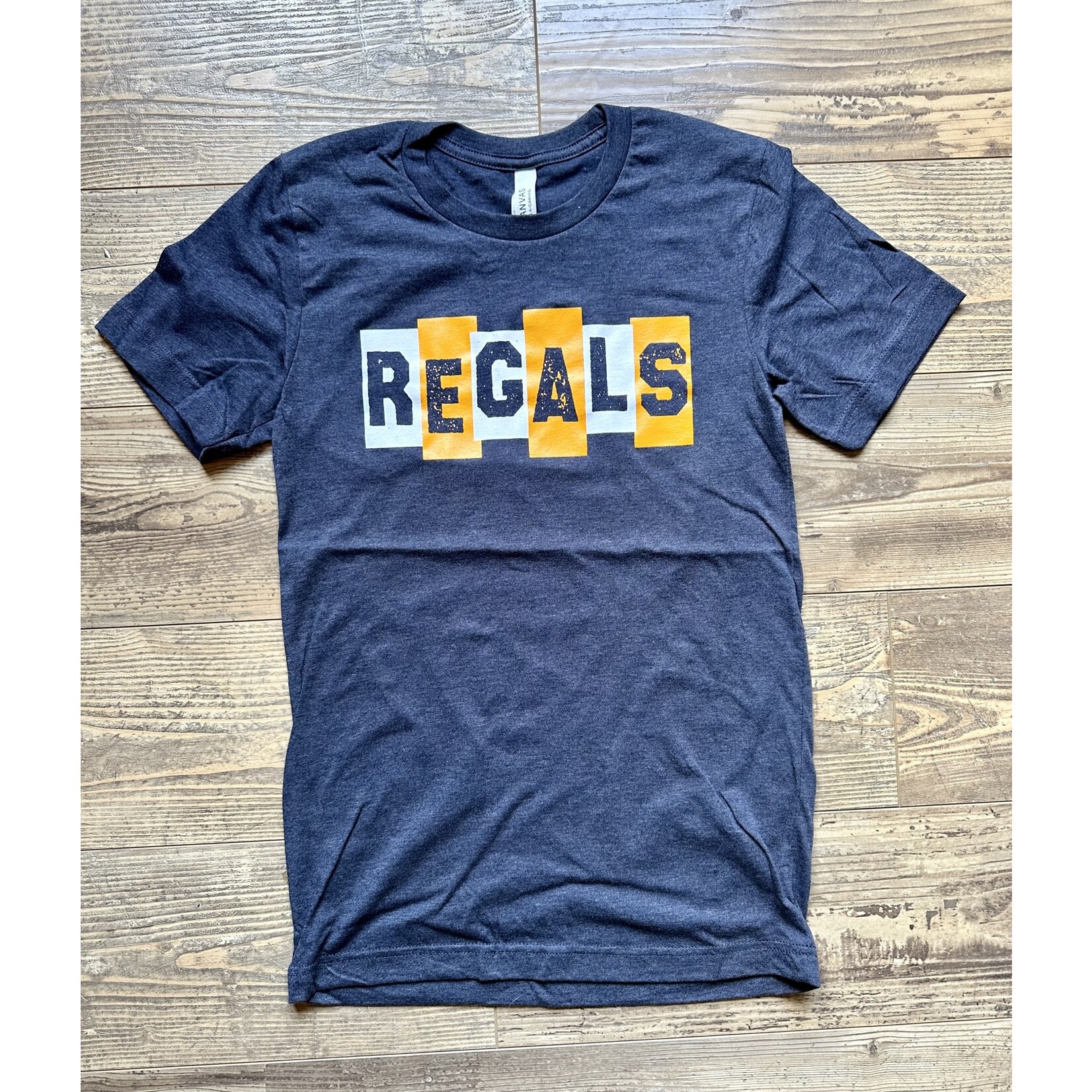 Bella Triblend Tee--Unisex- Navy Block