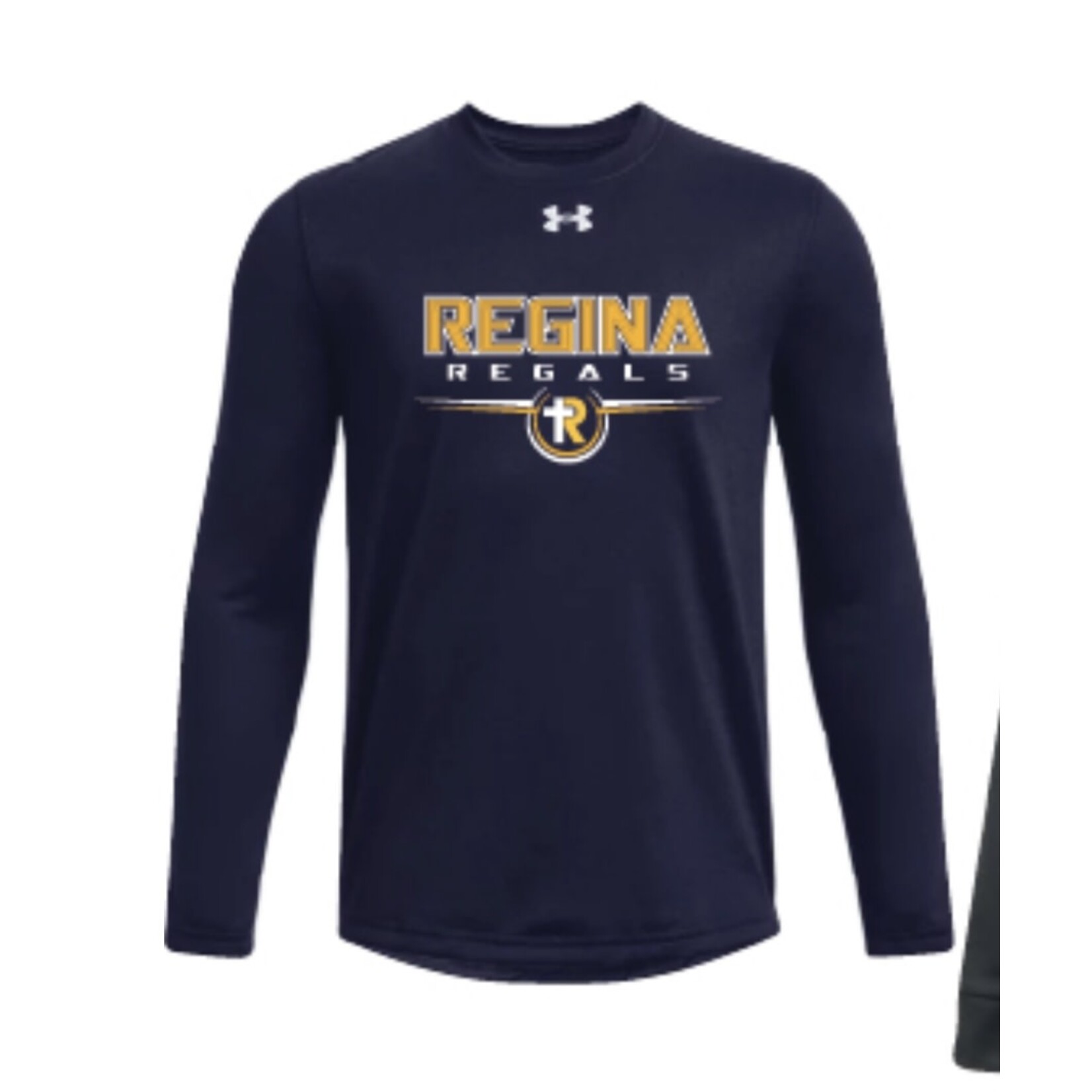 UA Long Sleeve Tee--Regina Regals--Youth Navy