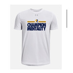 Youth UA Team Tech SS--White--CHAMP MENTALITY