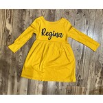 Regina Toddler Dress--Yellow