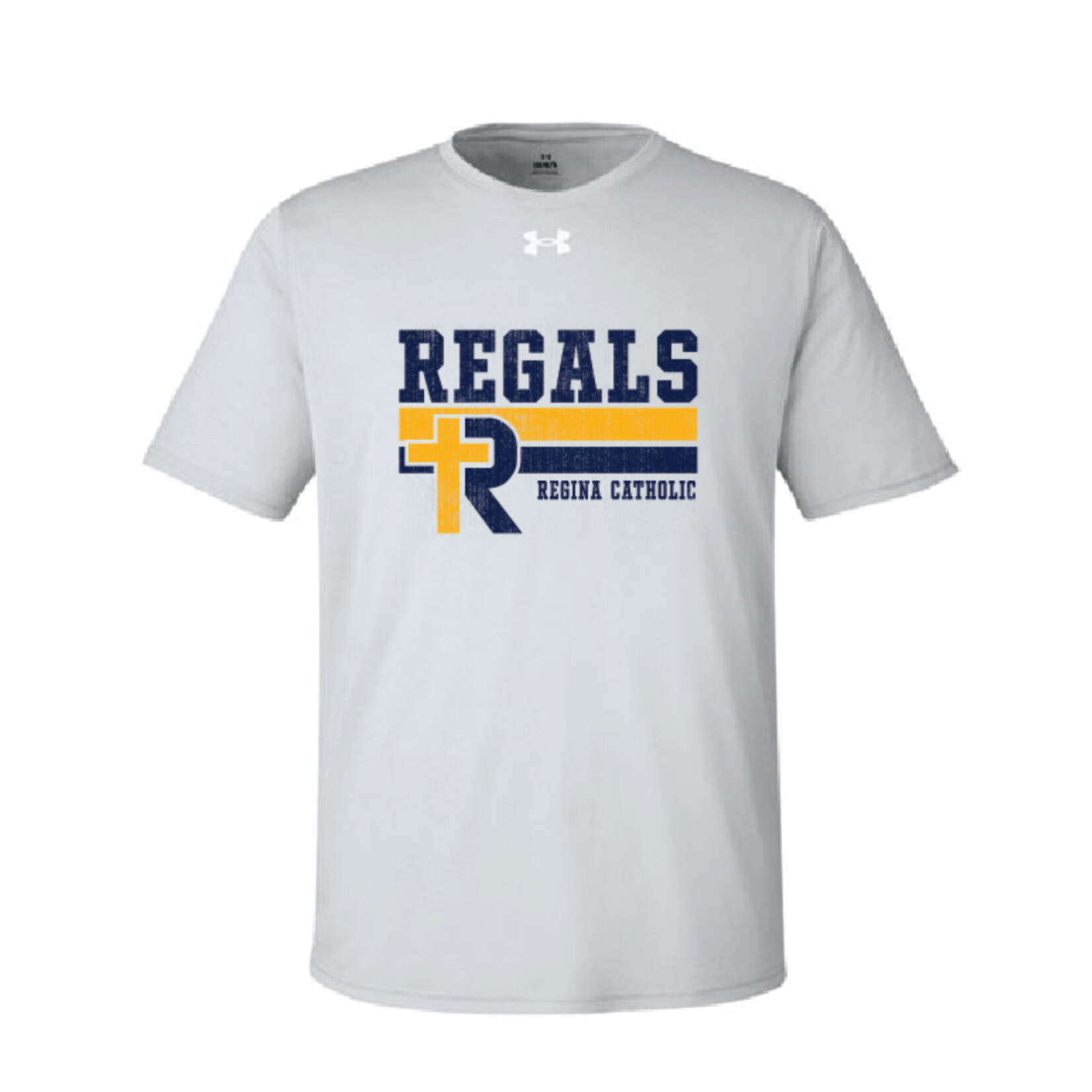 UA Team Tech SS REGALS LINES--Grey