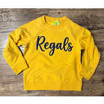 Regals PUFF SCRIPT Sweatshirt--YOUTH Yellow