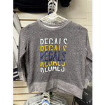LAT Crewneck Sweatshirt--Youth Gray REGALS X3
