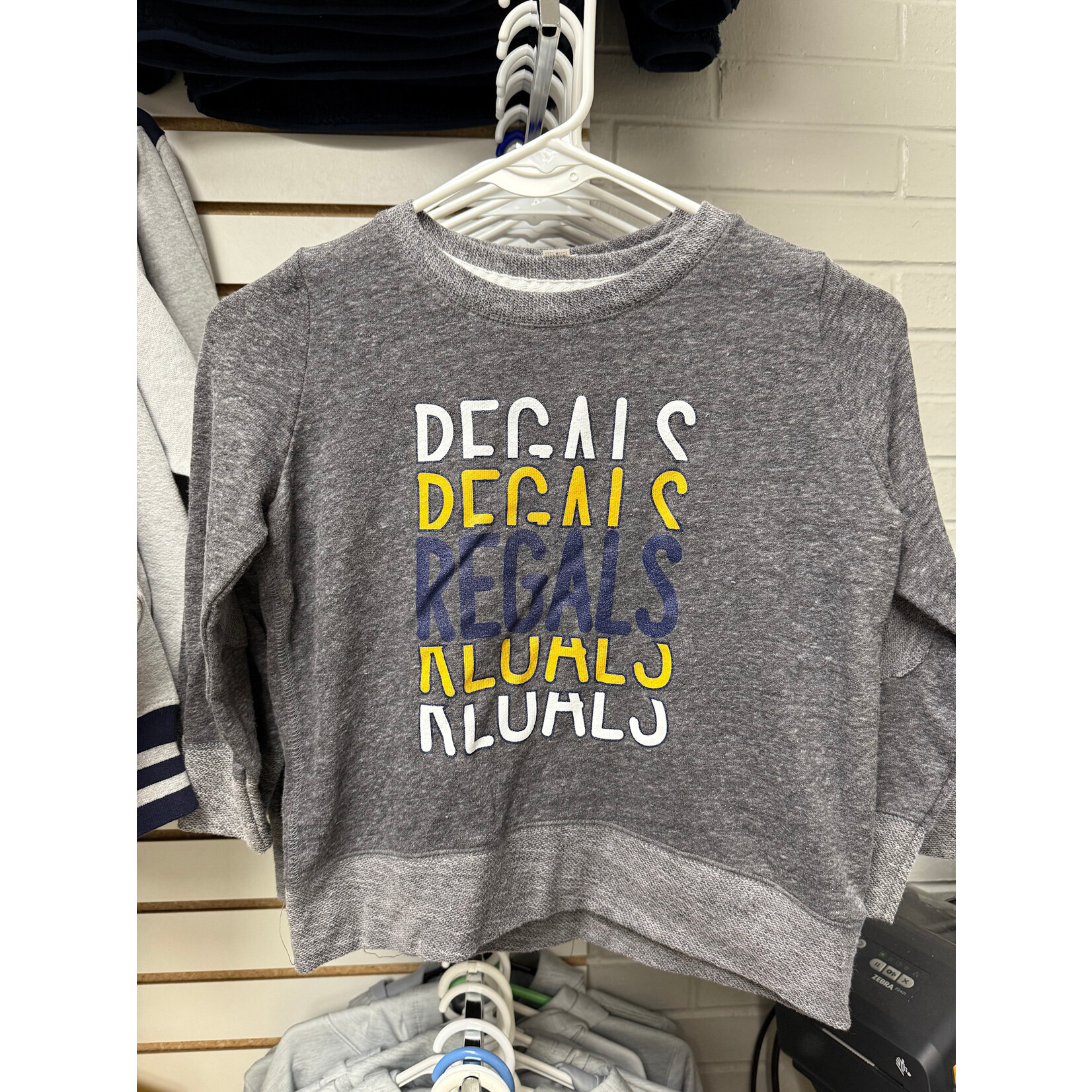 LAT Crewneck Sweatshirt--Youth Gray REGALS X3
