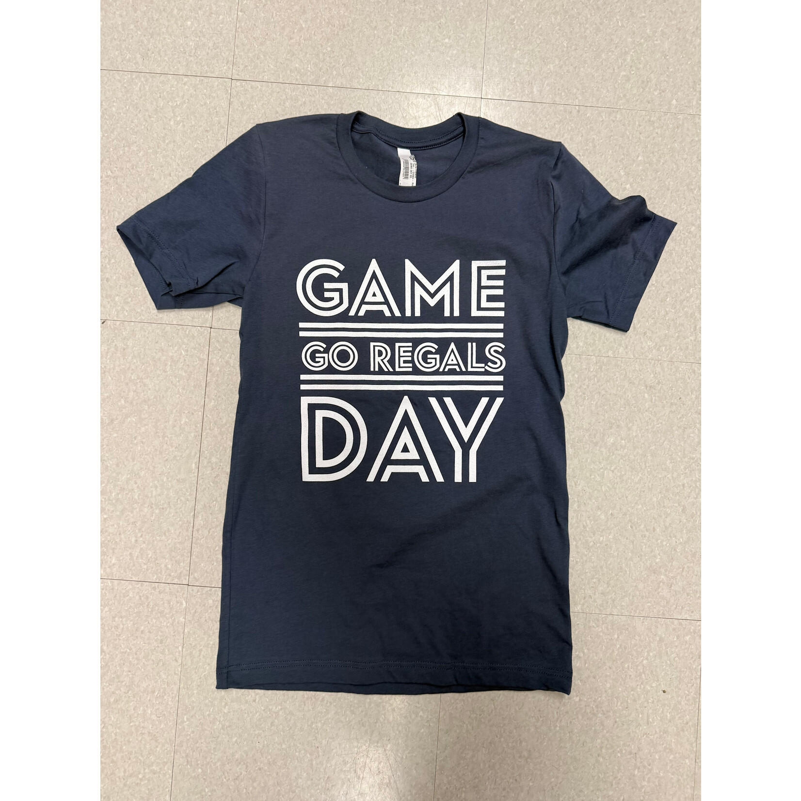 Bella Triblend Tee--Unisex- Navy GAME DAY