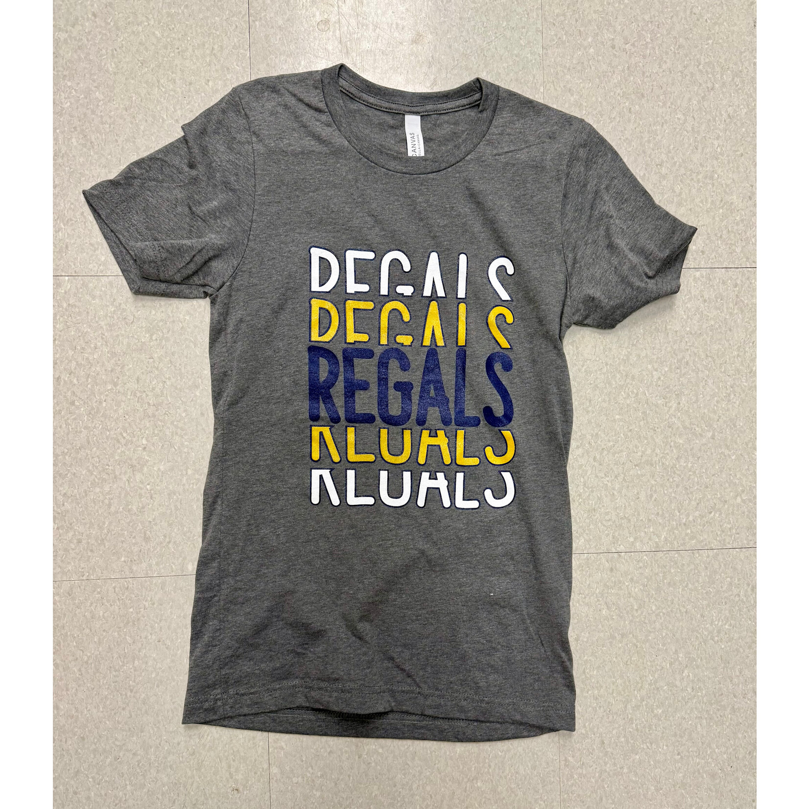 Bella Triblend Tee--Unisex- Gray REGALS X3