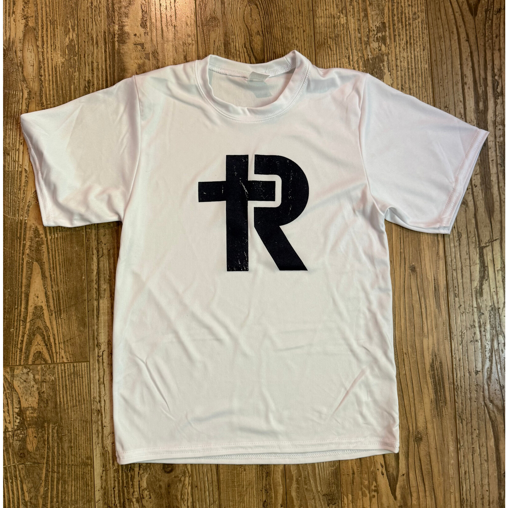White Performance YOUTH Logo Tee