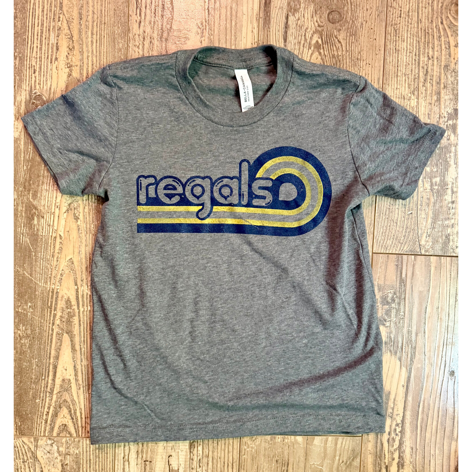 Grey Bella Softstyle YOUTH Regina Swirl Tee