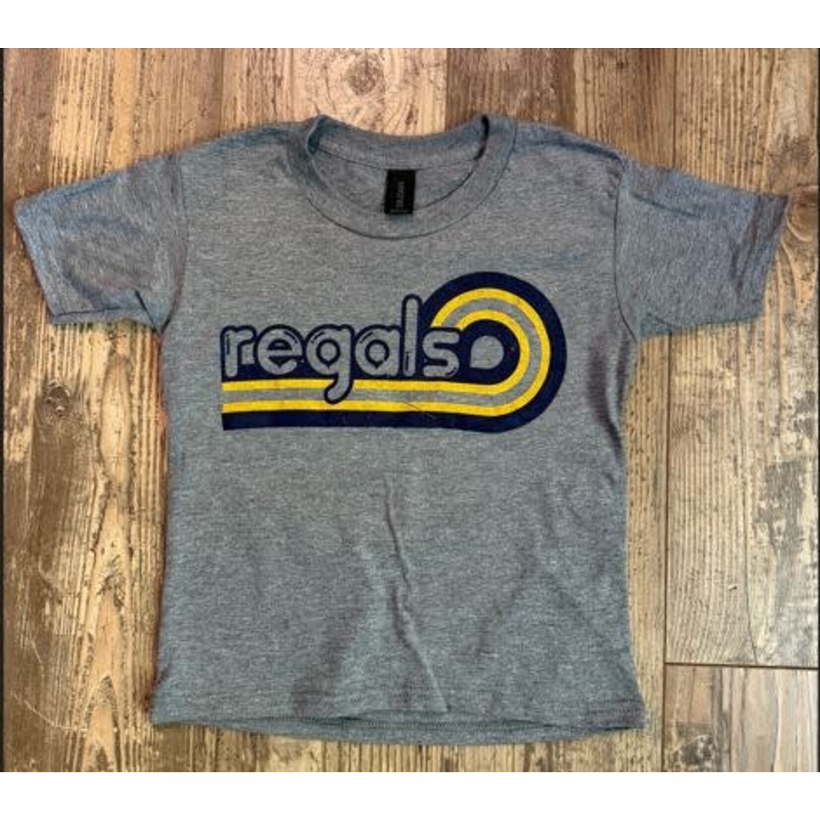Grey Gildan Softstyle YOUTH Regina Swirl Tee