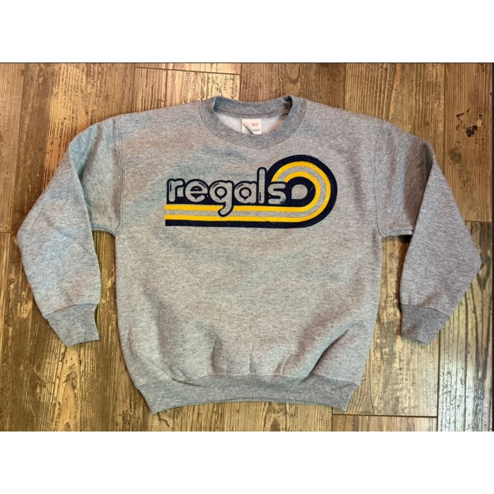 Regals Swirl Grey Crew Sweatshirt--Youth