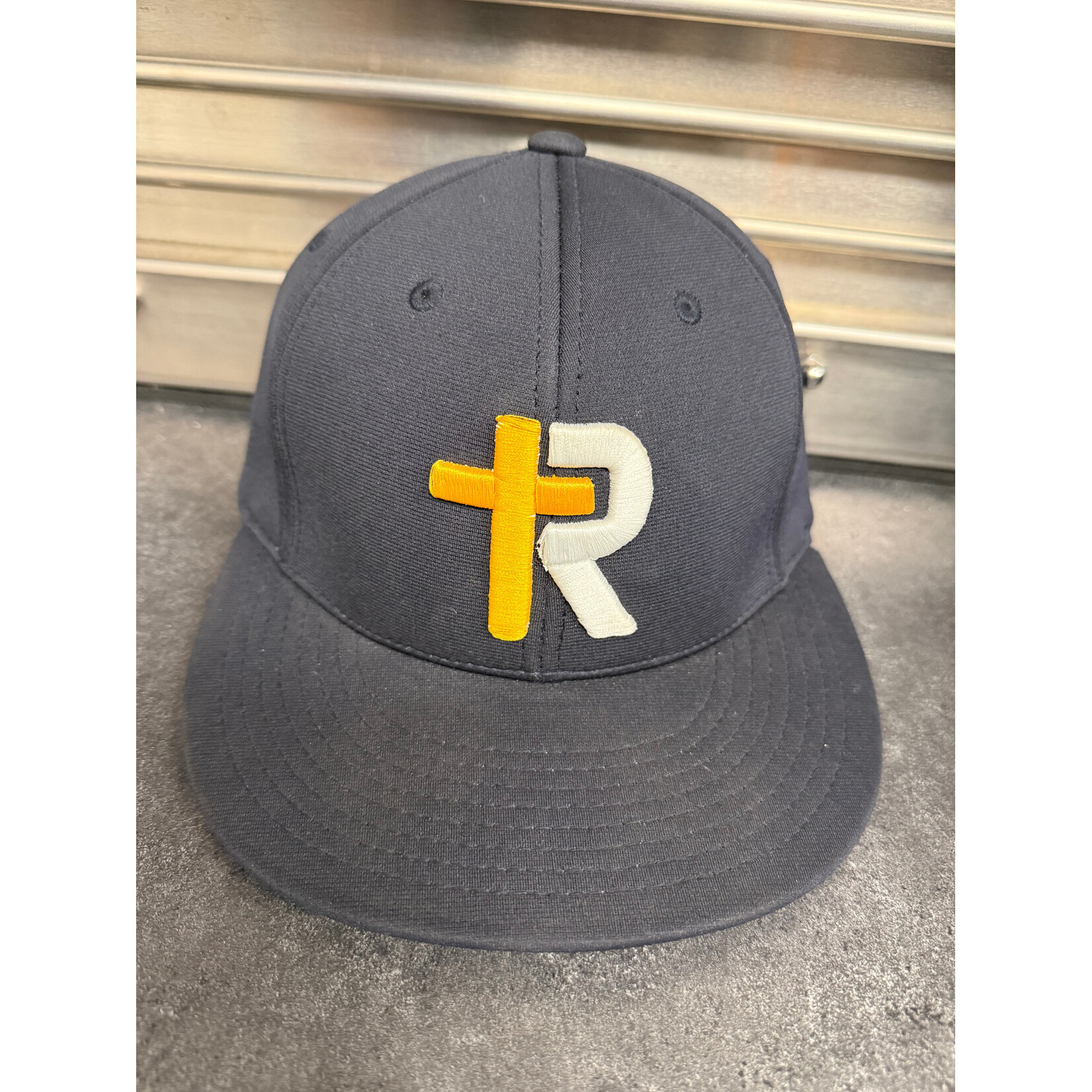 Baseball hat with R-Cross and Crown on back