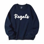 Navy Sweatshirt w/ Chenille Regals