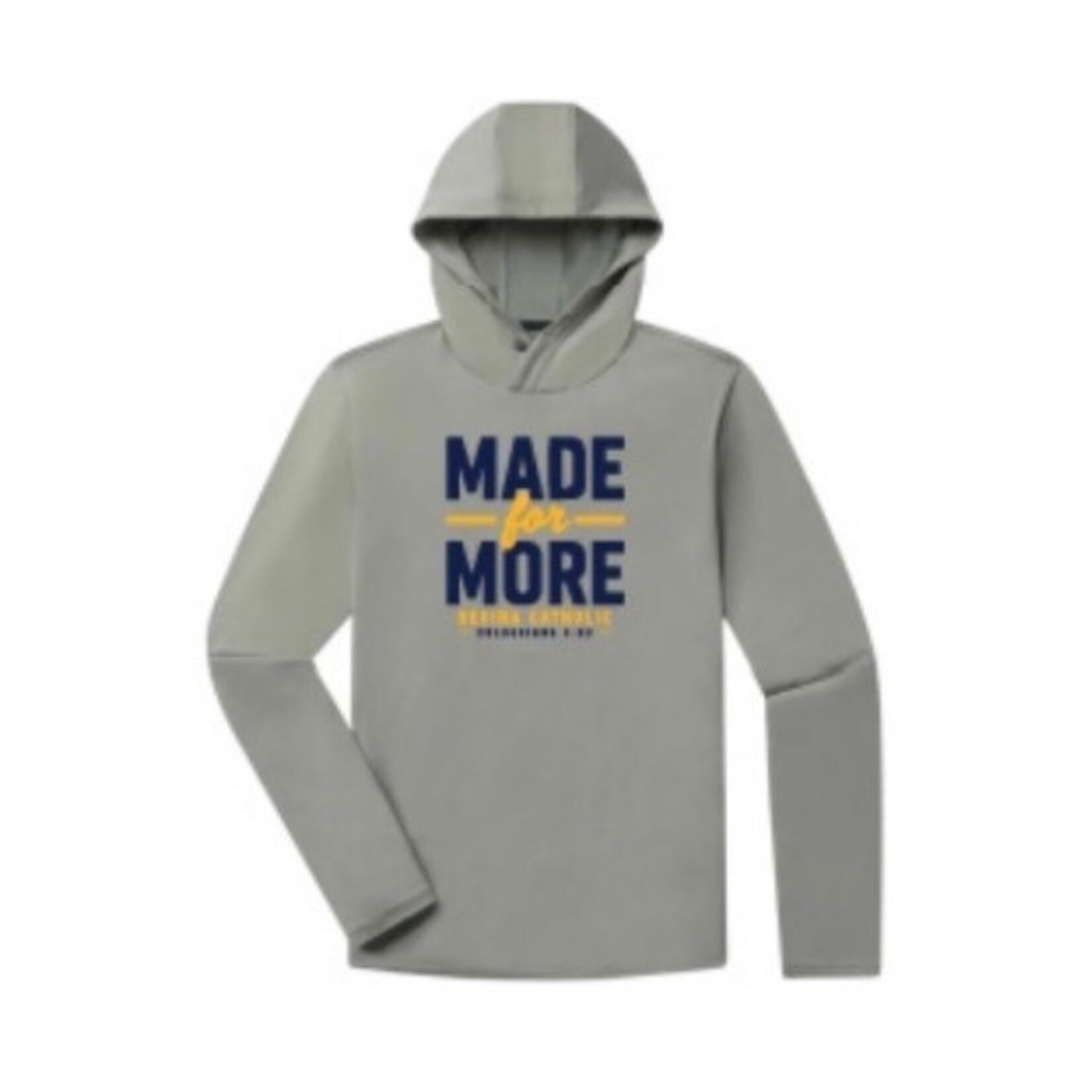 UNRL Ultra Hooded LS Tee--Gray