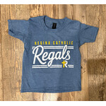 Youth Softstyle Tee--Light Navy--Regals Script