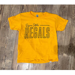 Youth Gold SS Tee--REGALS Outline