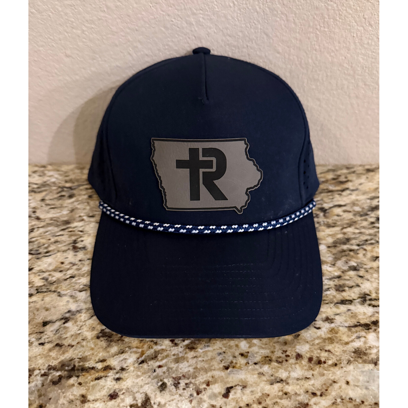 R-Cross Iowa Navy Rope Hat