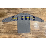 Gray LS w/logo on front & school name on back