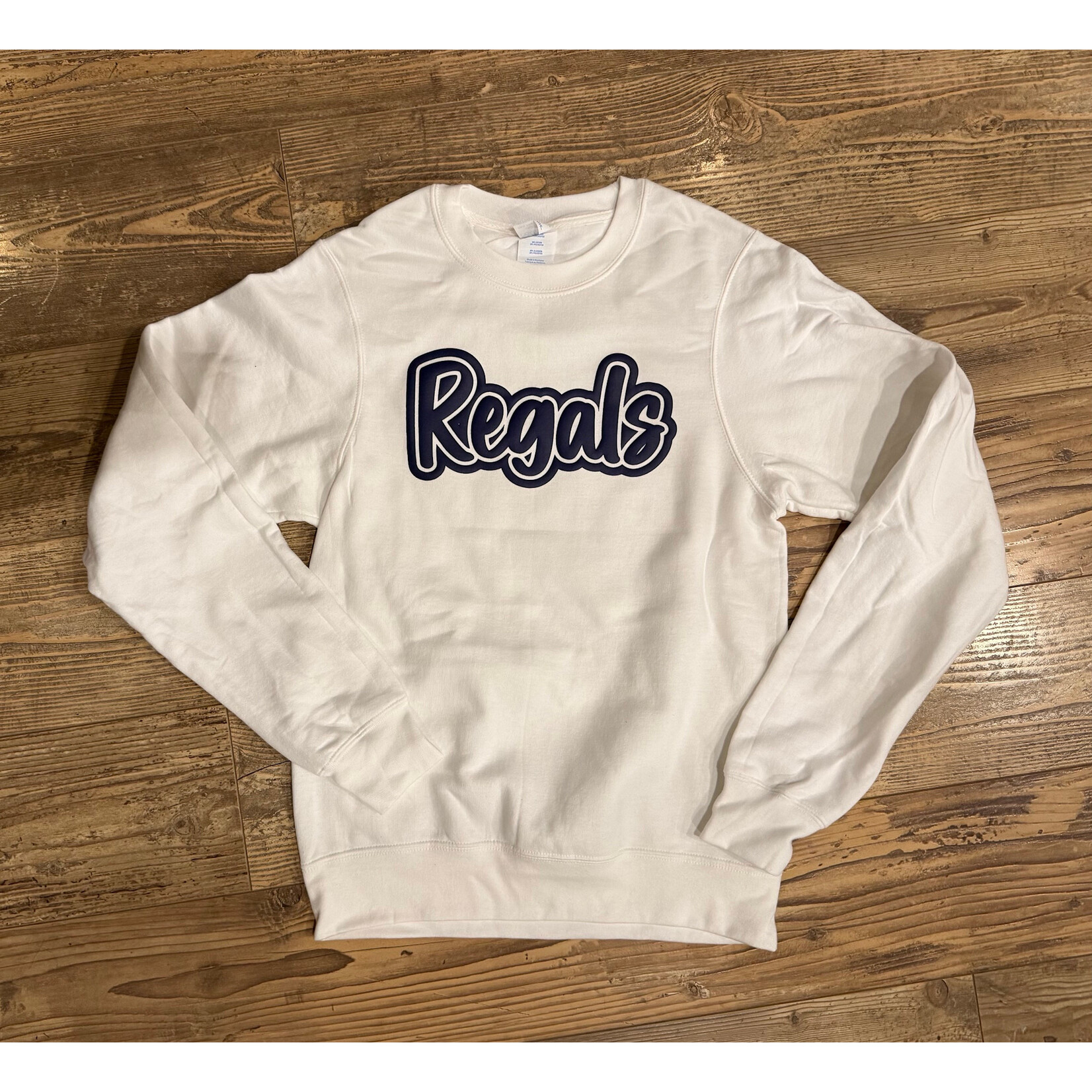 Puff Regals Outline White Crew