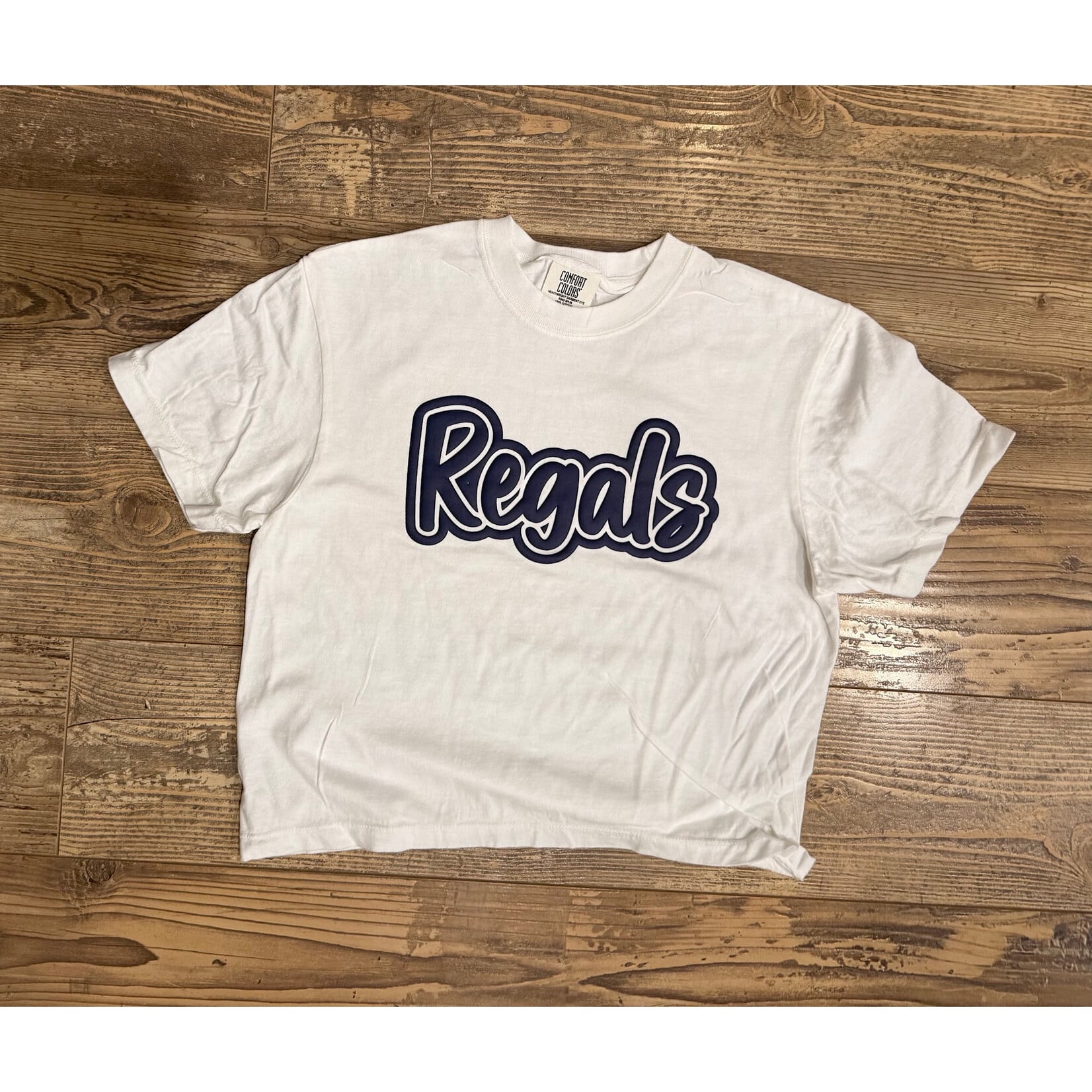 Puff Regals Outline White Boxy Tee