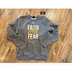 UA Icon Fleece Crew--Gray