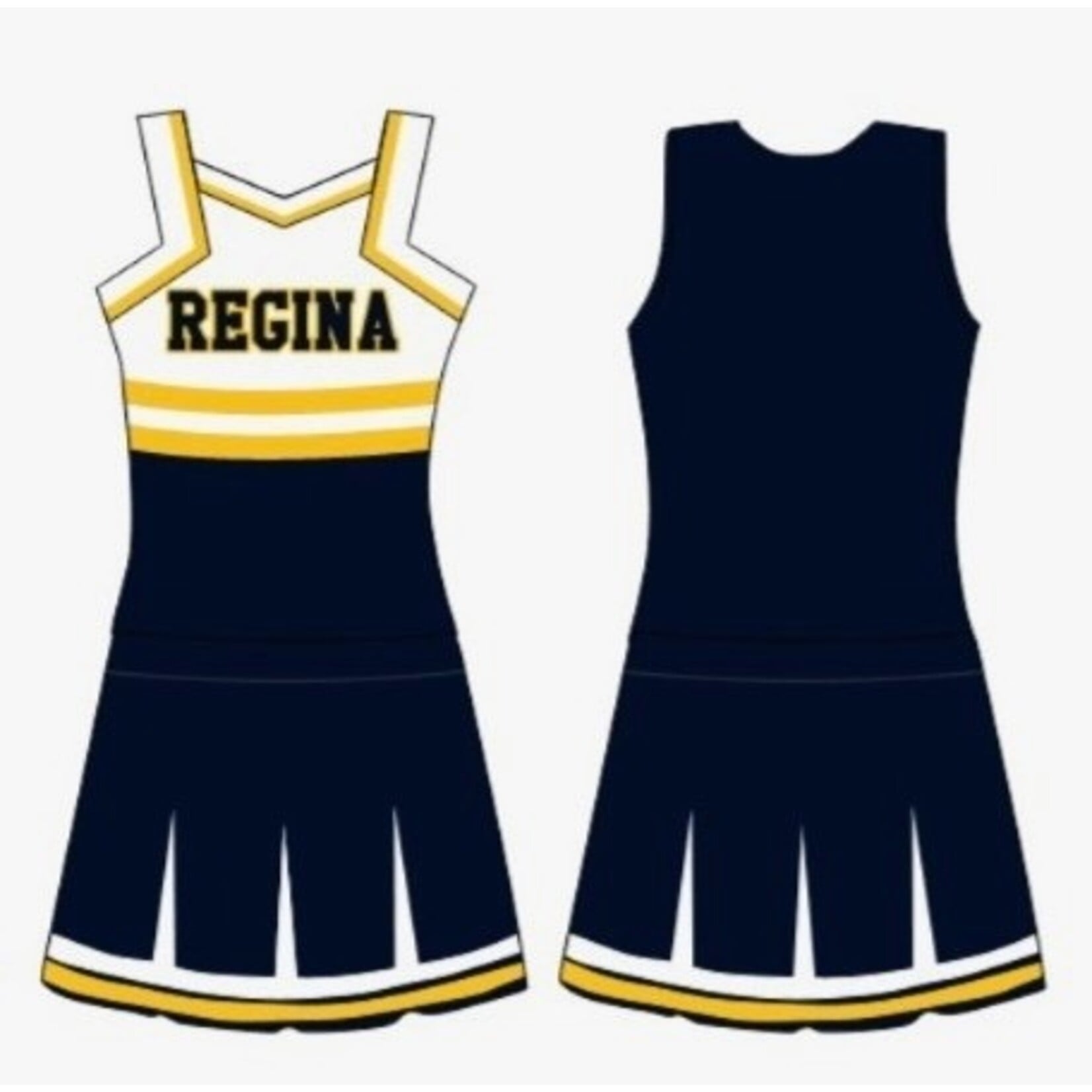 Regina Cheer Outfits--PRE-SALE