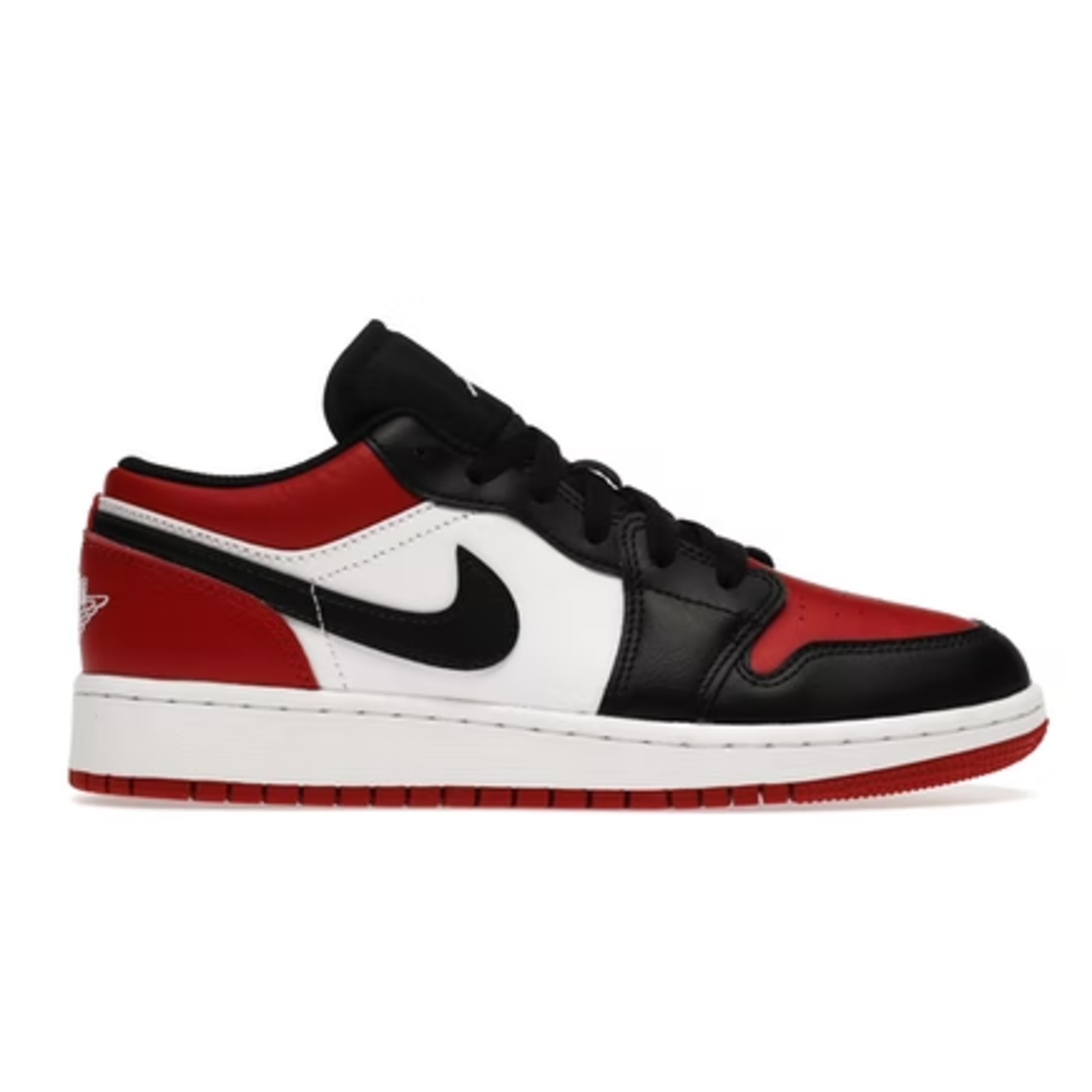 air jordan 1 low bred toe gs