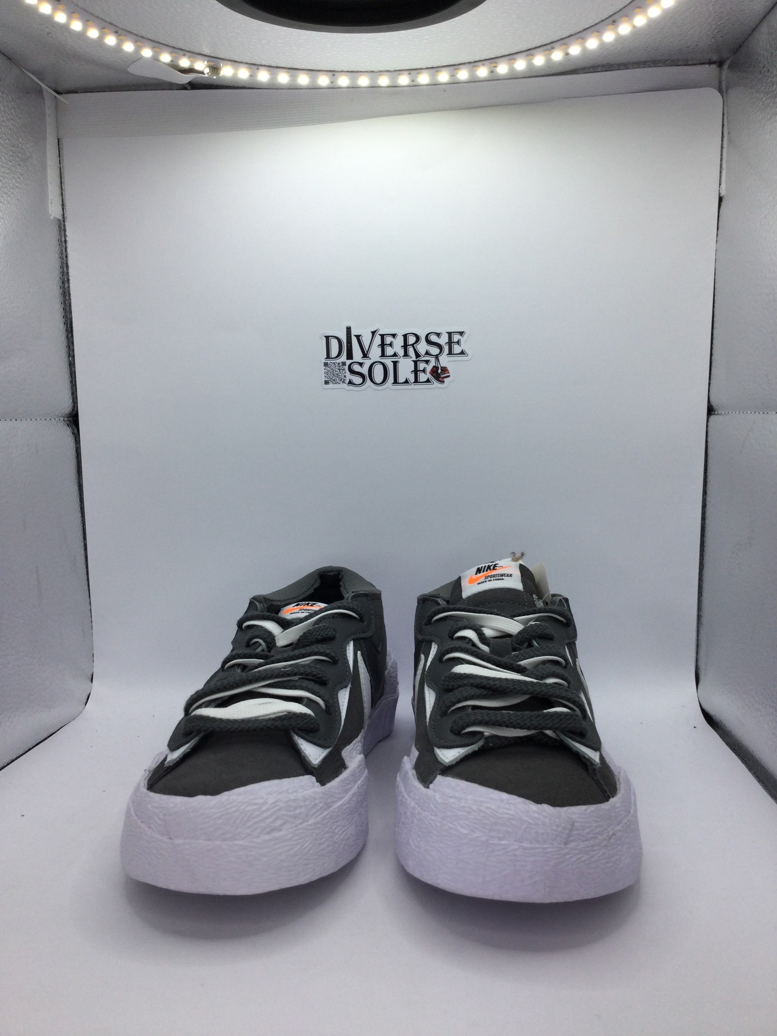 iron grey sacai blazer