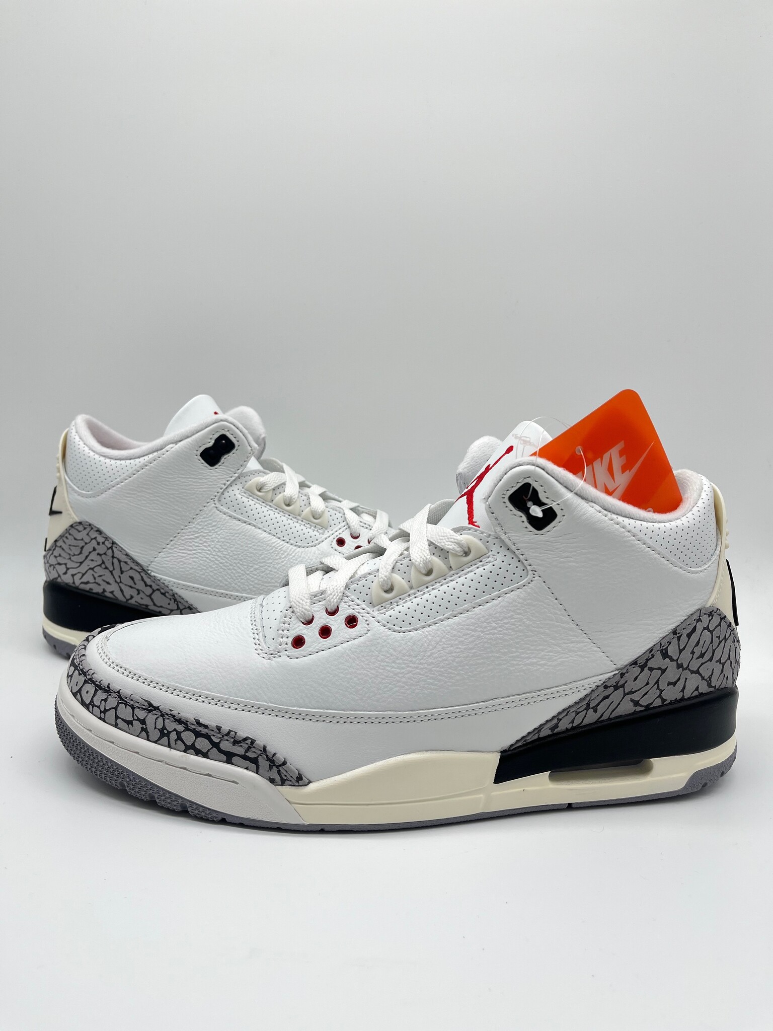 cement white jordans