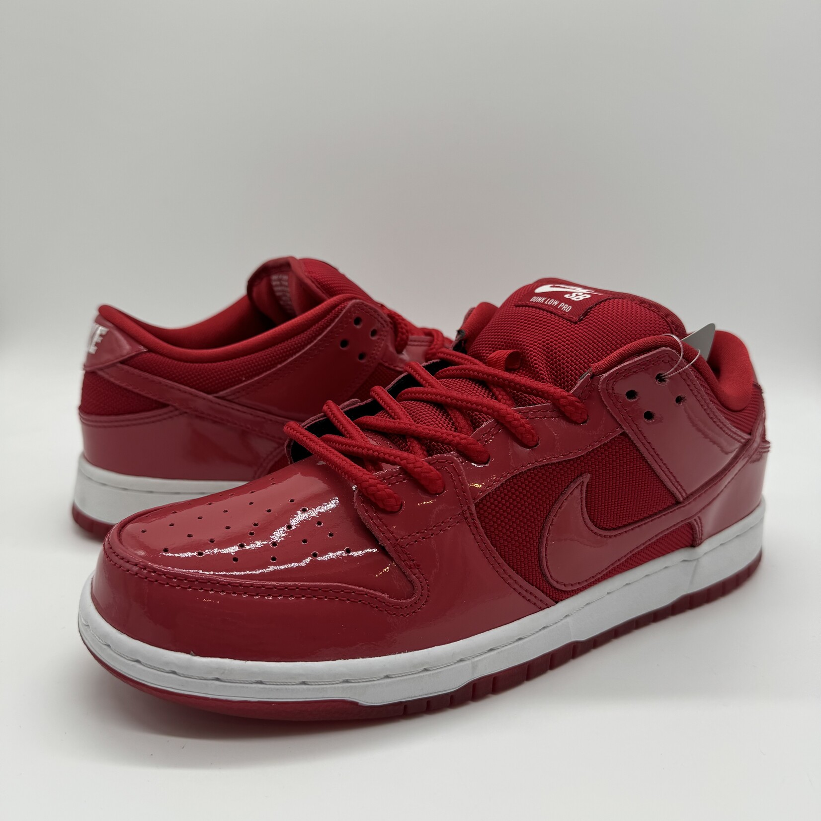 Nike SB Dunk Low Red Patent Leather