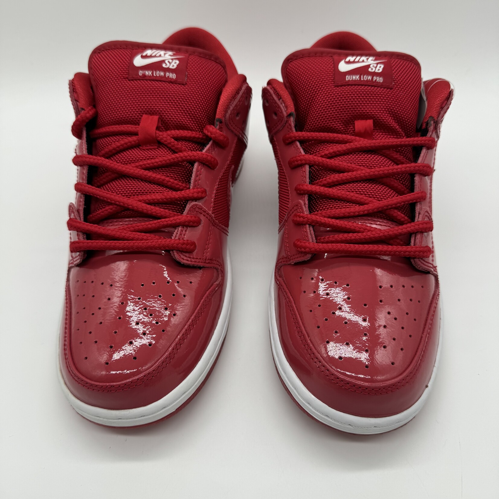 Nike SB Dunk Low Red Patent Leather