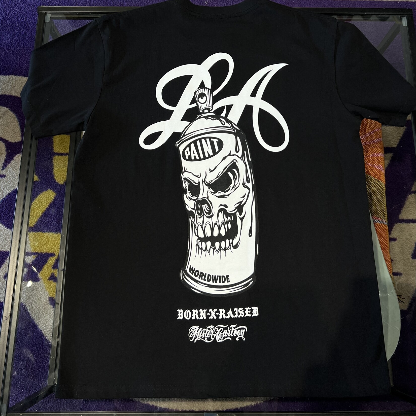 Born X Raised X Mister Cartoon Rattle Can Tee