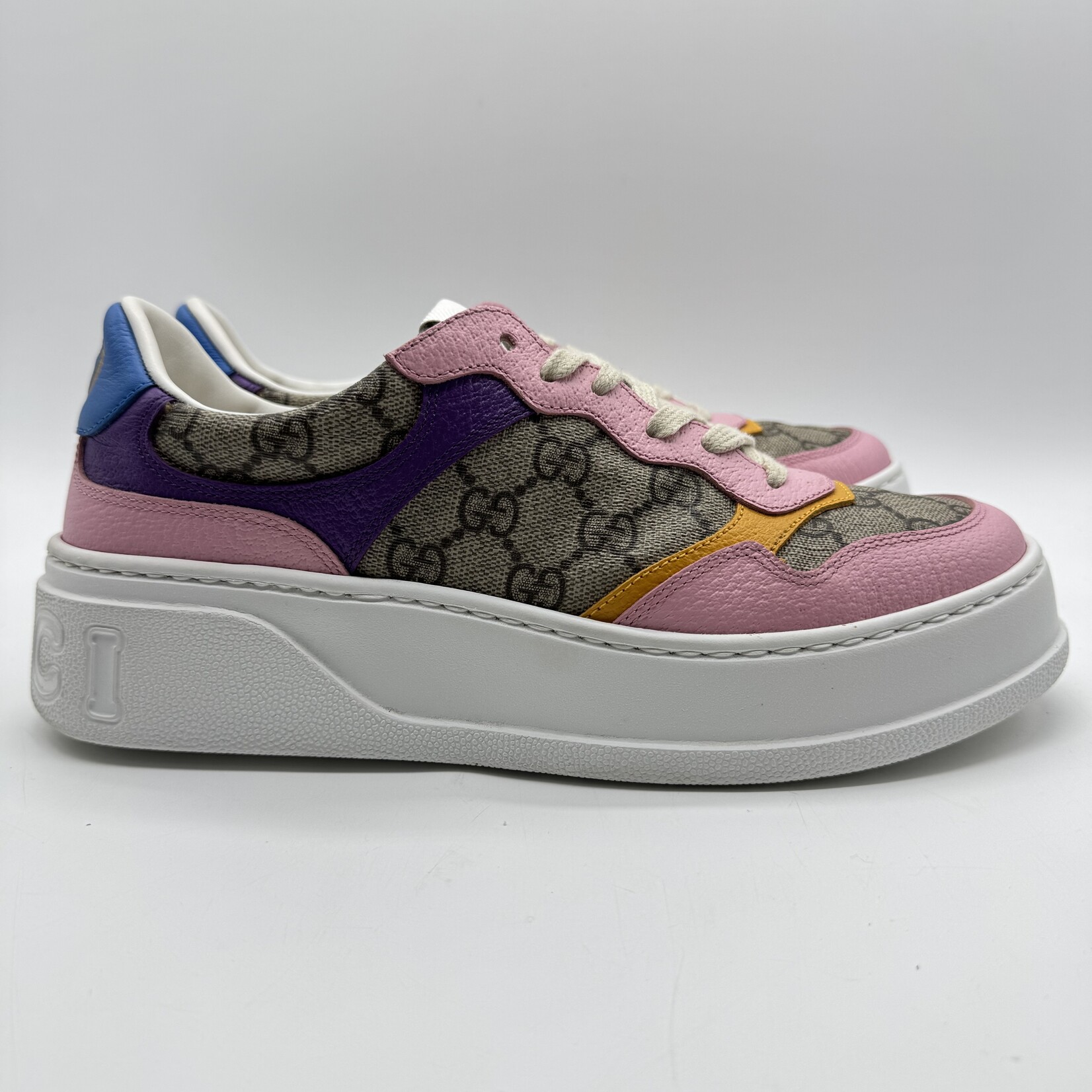 Gucci GG Sneaker Beige Multi Monogram (Women's)