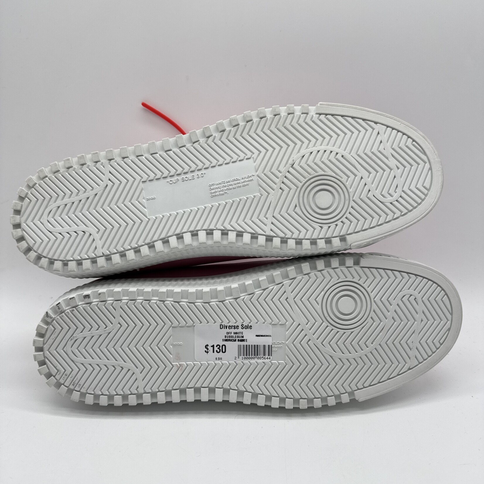 OFF WHITE BUBBLEGUM  SNEAKER WHITE ARROW