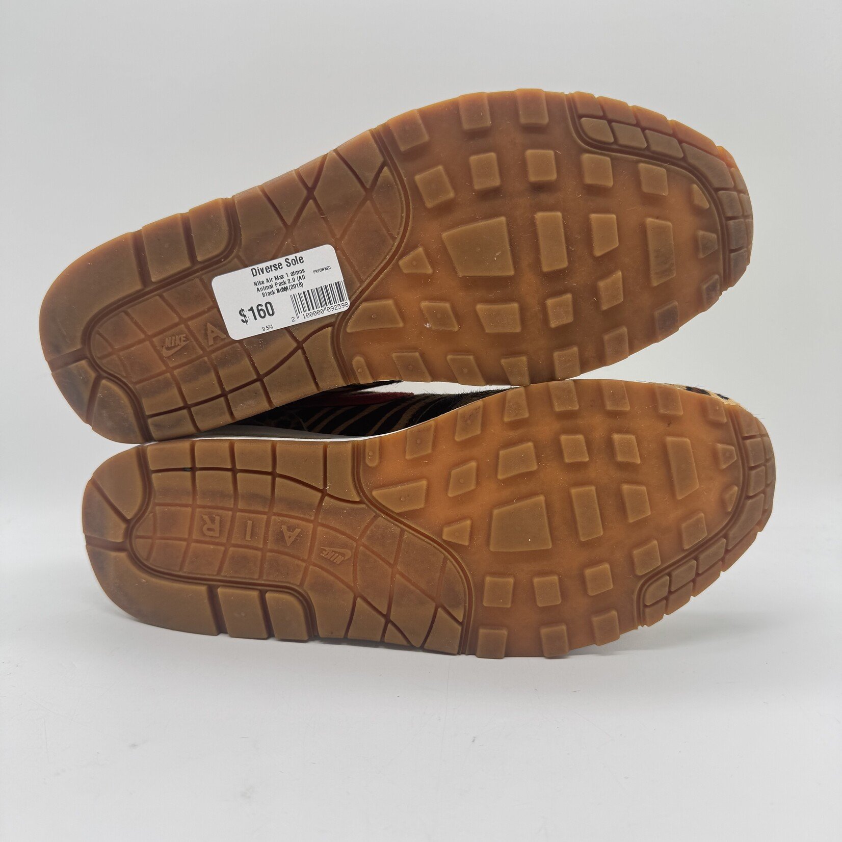 Nike Air Max 1 atmos Animal Pack 2.0 (All Black Box) (2018)