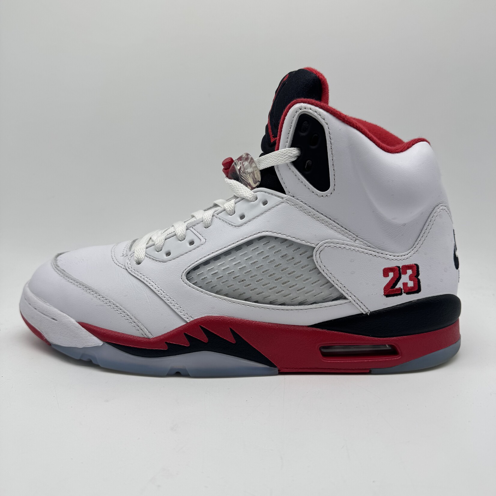 Jordan 5 Retro Fire Red Black Tongue (2025)