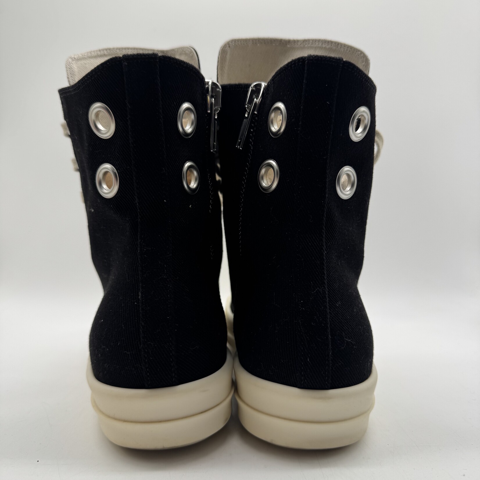 Rick Owens DRKSHDW High Top Black Milk