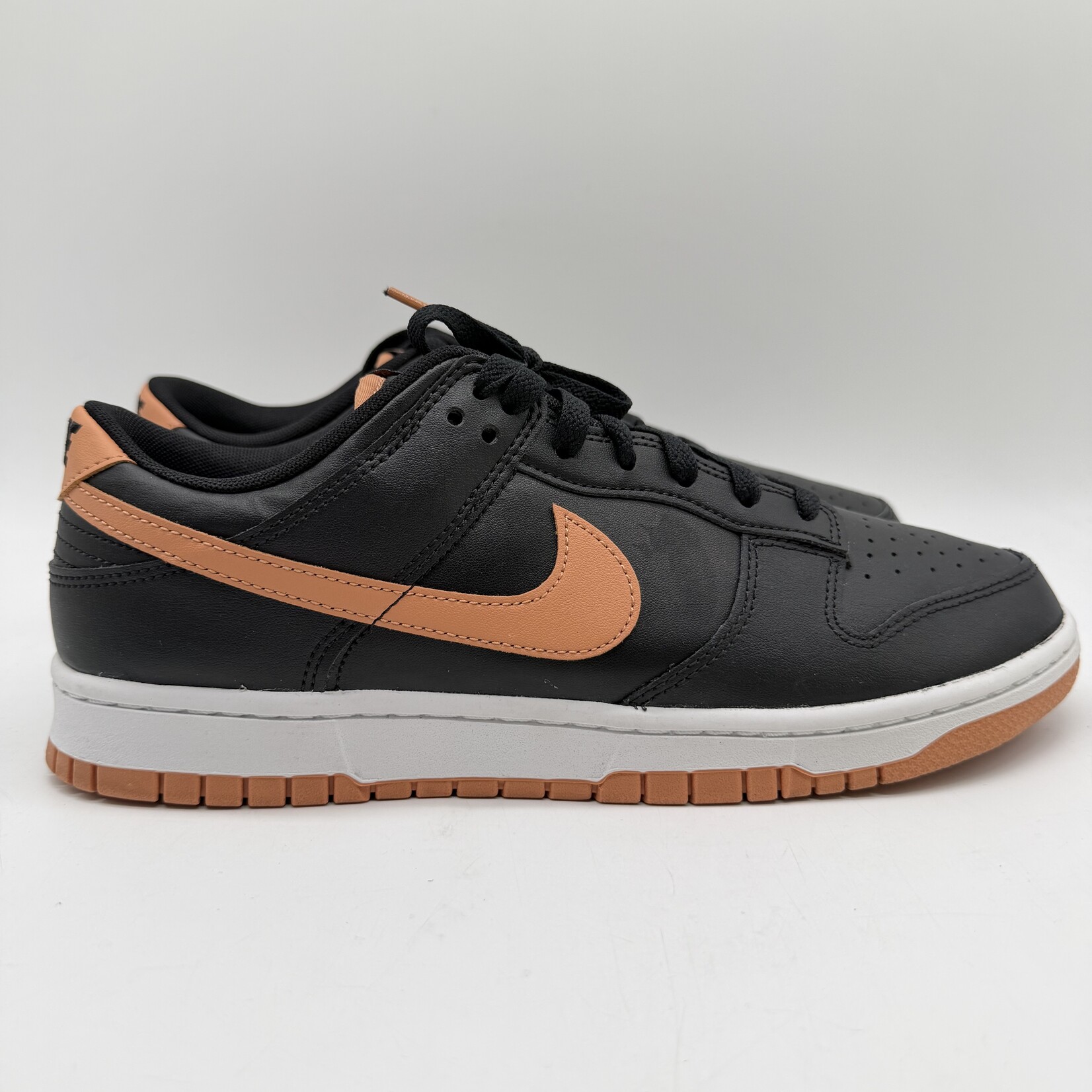 Nike Dunk Low Black Amber Brown