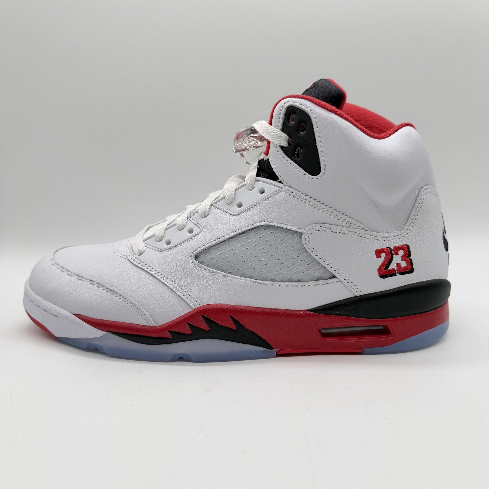 Jordan 5 Retro Fire Red Black Tongue (2025)