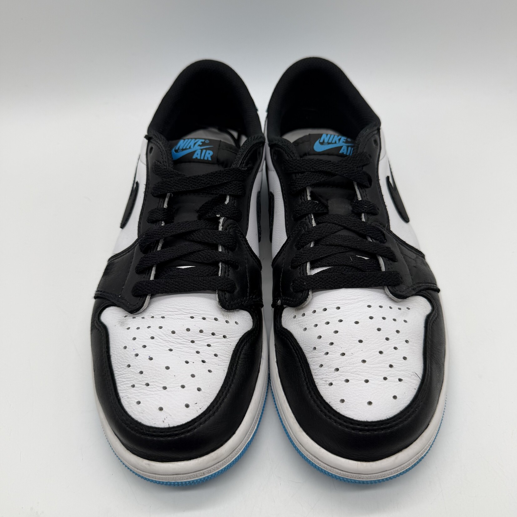 Jordan 1 Retro Low OG Black Dark Powder Blue