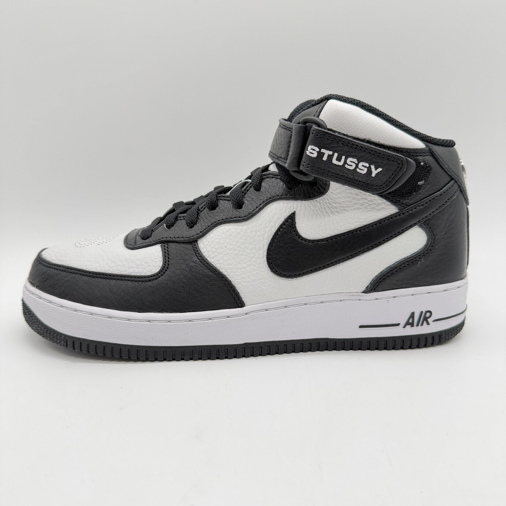 Nike Air Force 1 Mid Stussy Light Bone Black