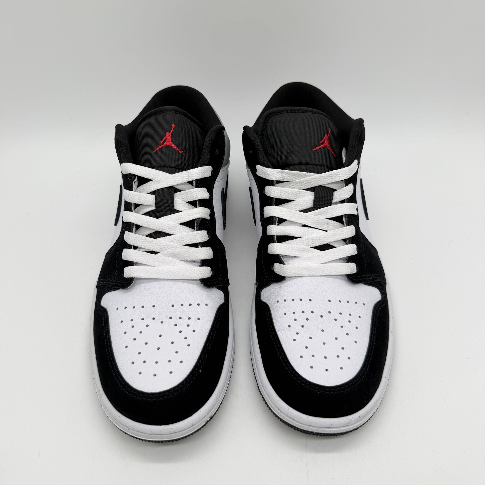 Jordan 1 Low SE White Fire Red Black Matte Silver