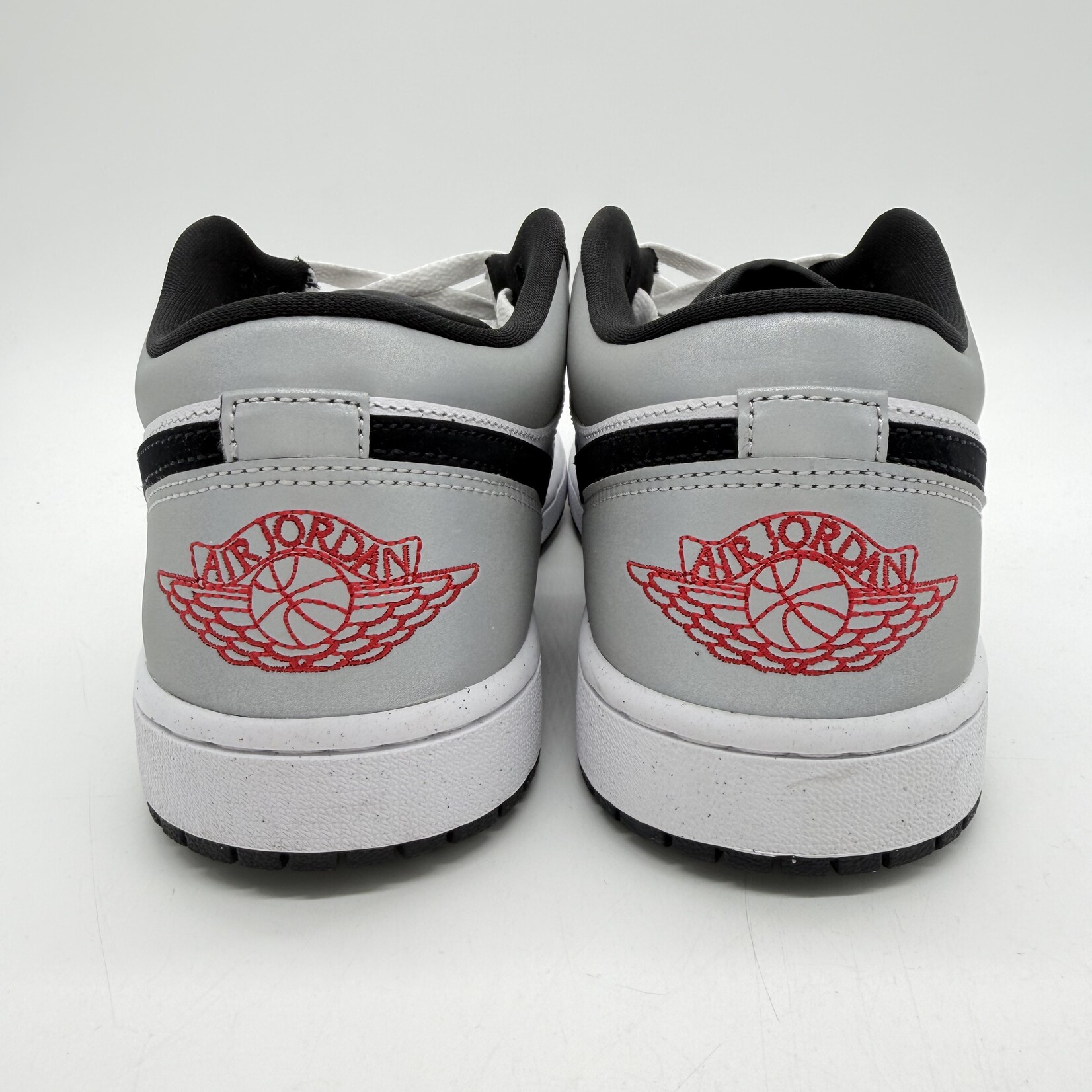 Jordan 1 Low SE White Fire Red Black Matte Silver