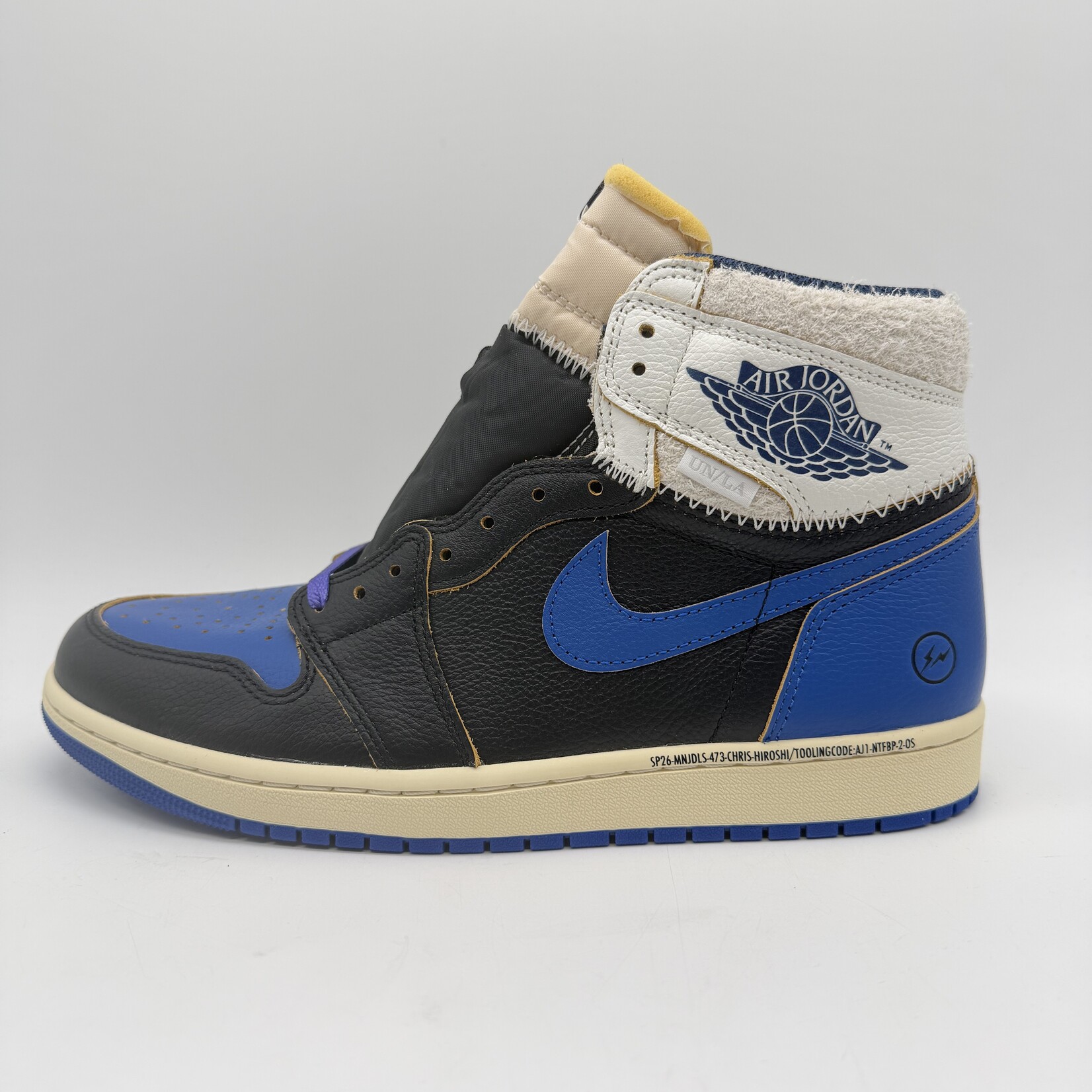 Jordan 1 Retro High OG SP Fragment x Union LA Sport Royal