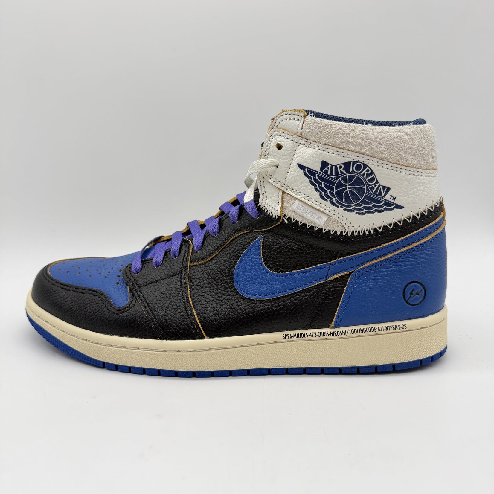 Jordan 1 Retro High OG SP Fragment x Union LA Sport Royal